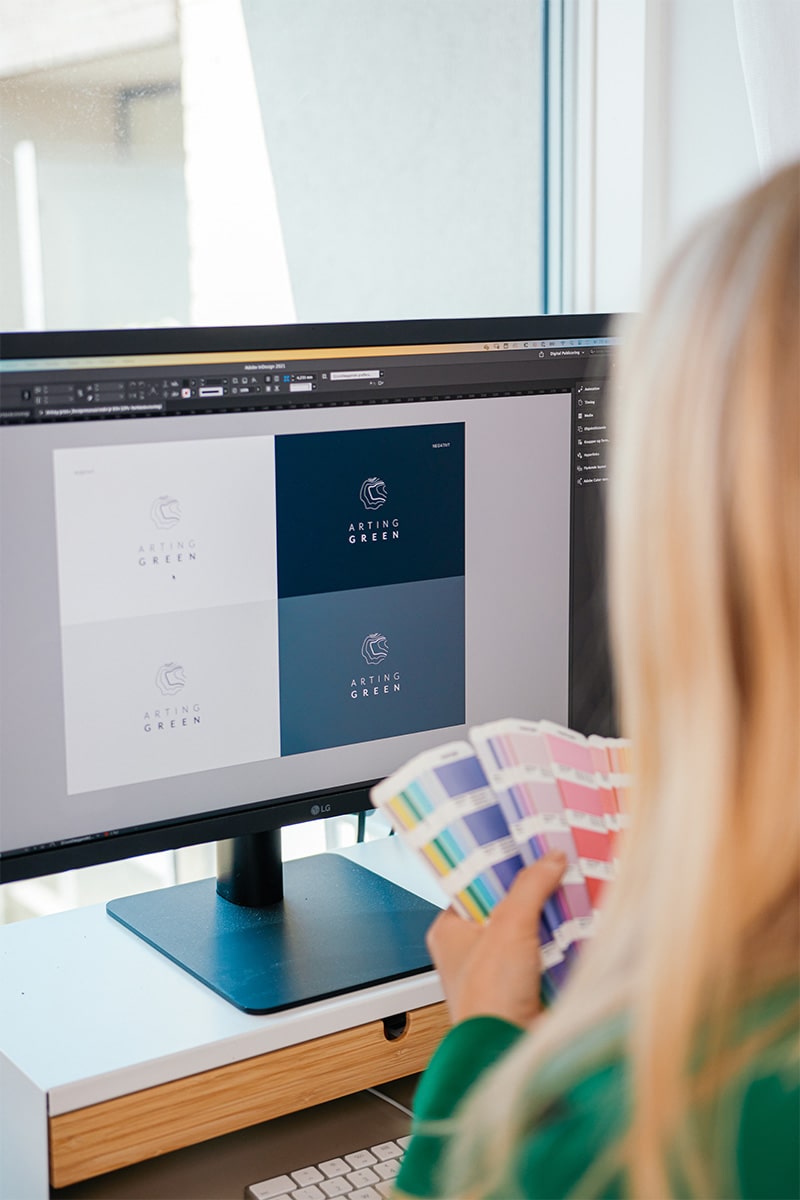 AG3 arting green logo process