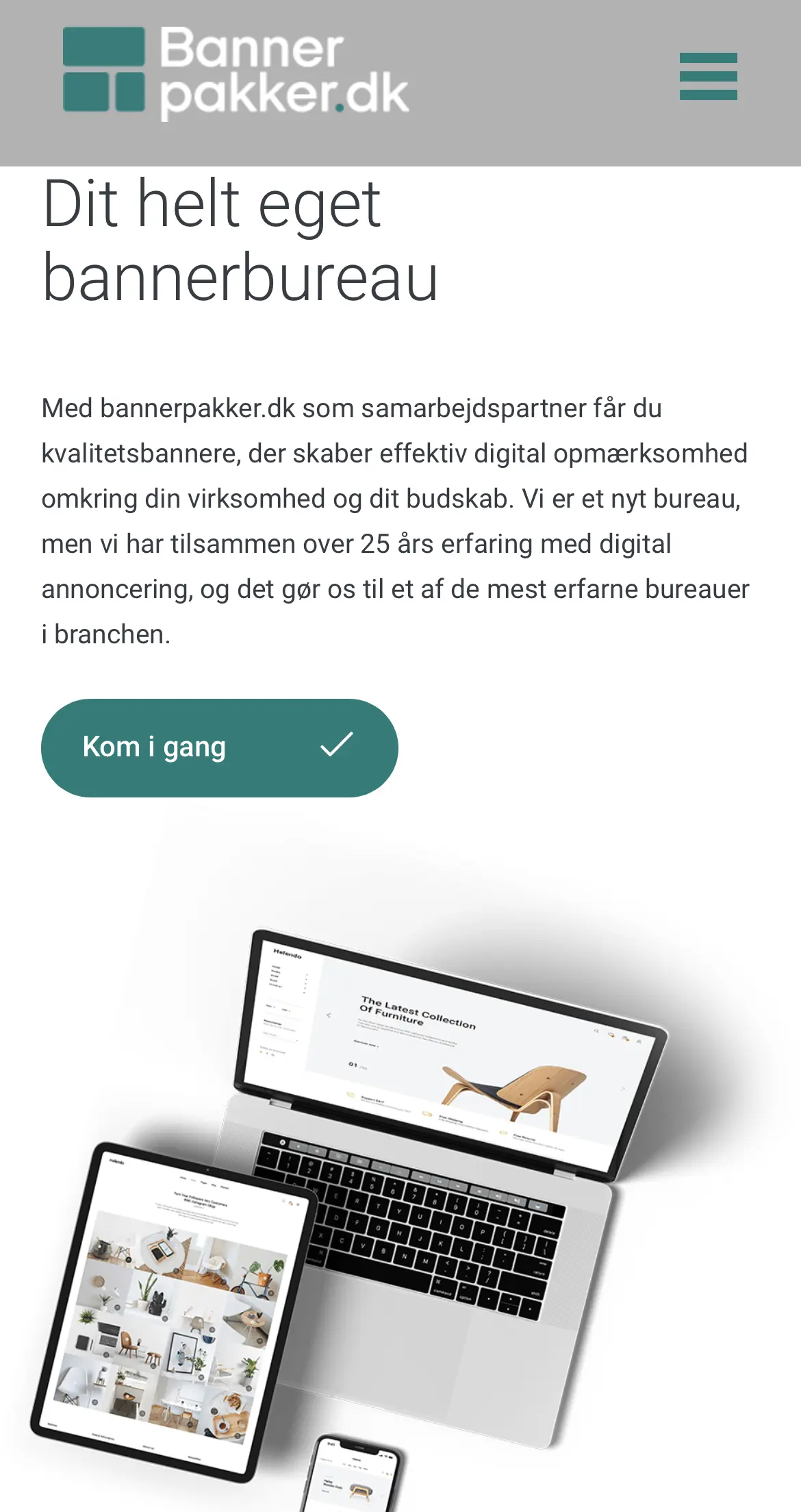 bp1 Bannerpakker Hjemmeside design