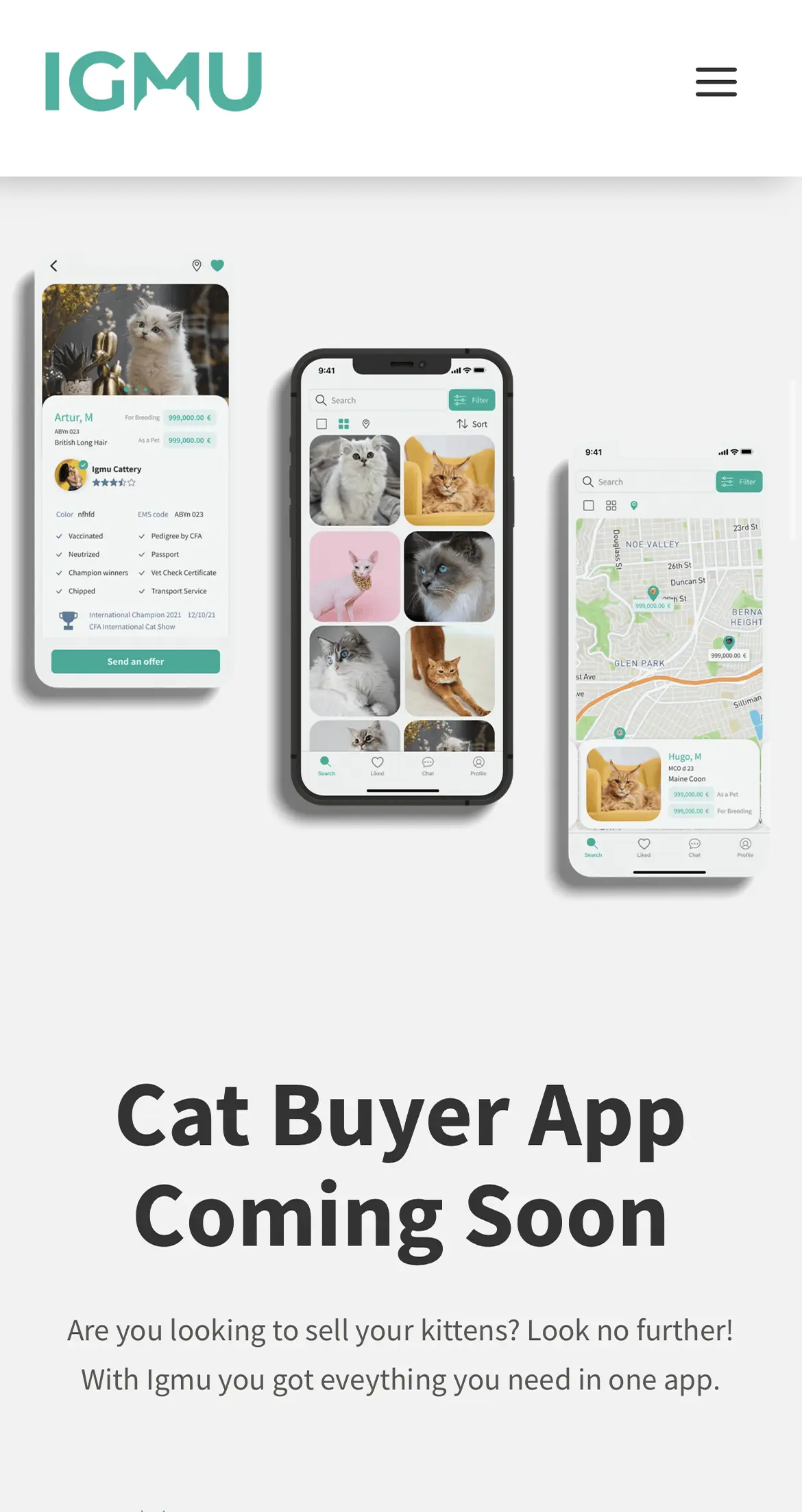 caat4 IGMU hjemmeside mobilversion