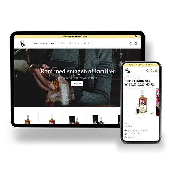 webshop-i-shopify-rum4u Rang forside